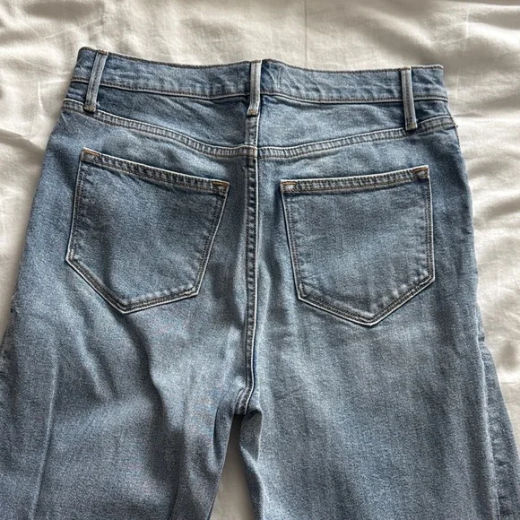 Driftwood Parker Women's Barrel Denim Jeans with Embroidered Cutouts - Picture 3 of 6